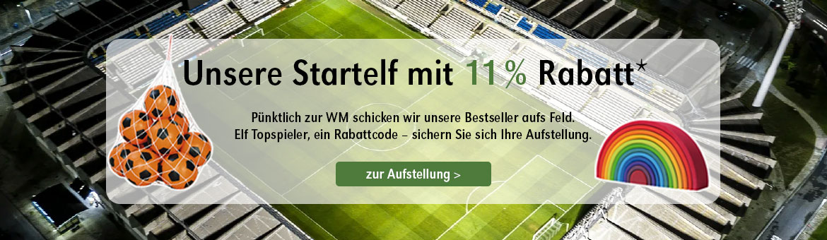 11 % Rabatt* auf unsere 11
