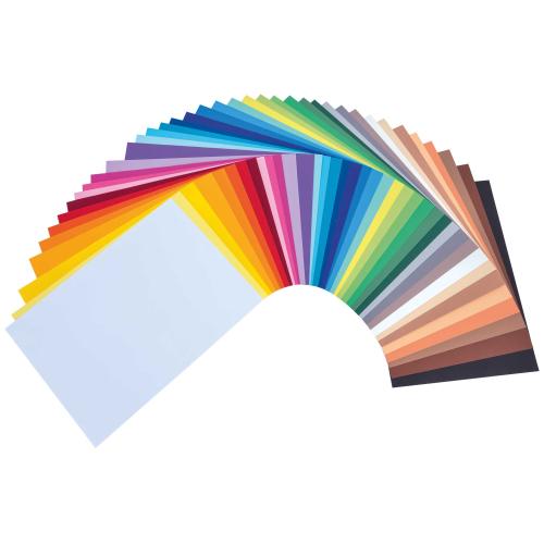 10 Bogen Fotokarton - Einzelfarben 