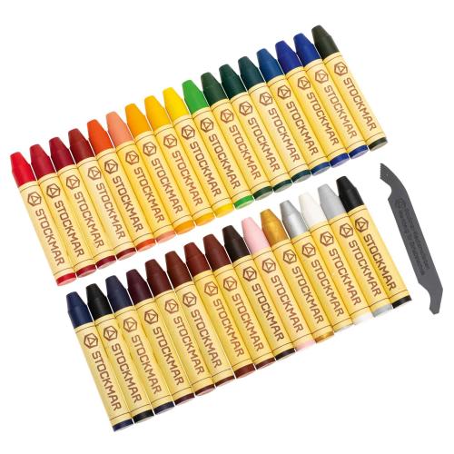 Wachsmalstifte, 32 Farben 