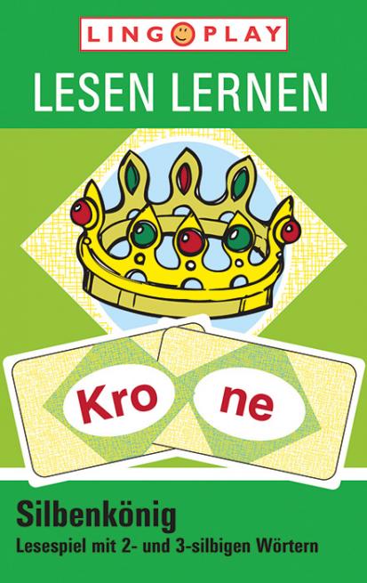 Silbenkönig – Lesespiel mit 2- und 3-silbigen Wörtern 