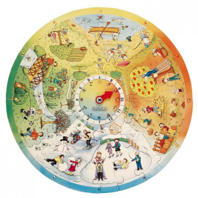 XXL-Lernpuzzle Jahreszeiten 