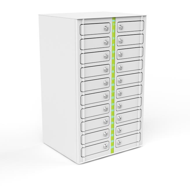 zioxi Volt – Smartphone-Spind, 20 Geräte 