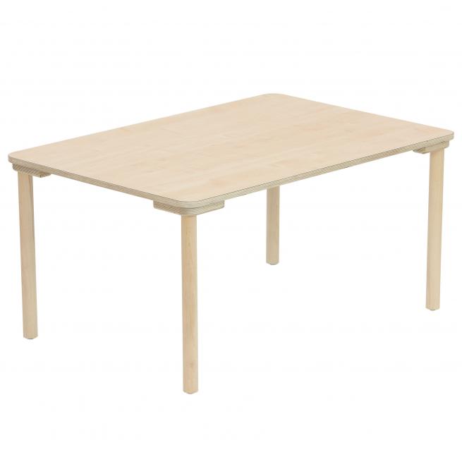 Rechteck-Tisch, 120 x 80 cm, Höhe 52 cm 