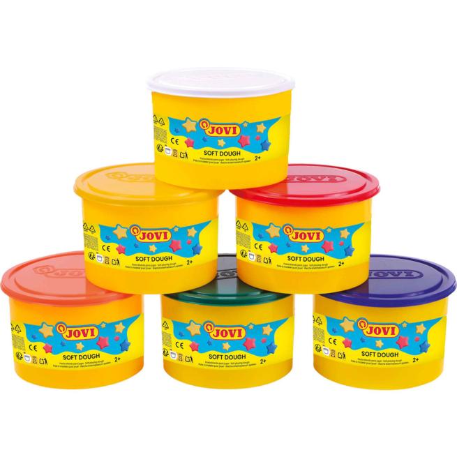 Soft-Knete, 6er-Set basic