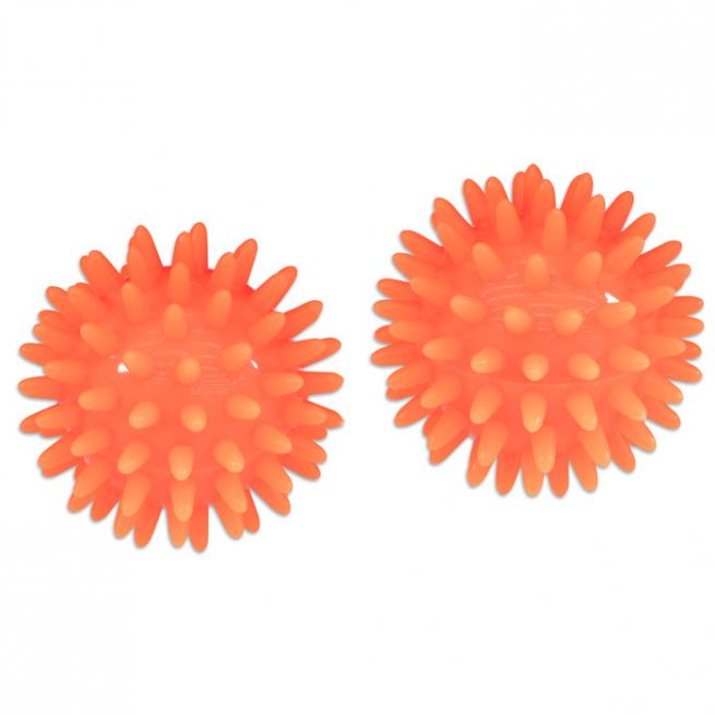 Igelbälle – 2er-Sets Orange, 6 cm, 40 g