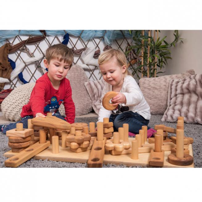 Holz-Stapel- & Baublock Groß