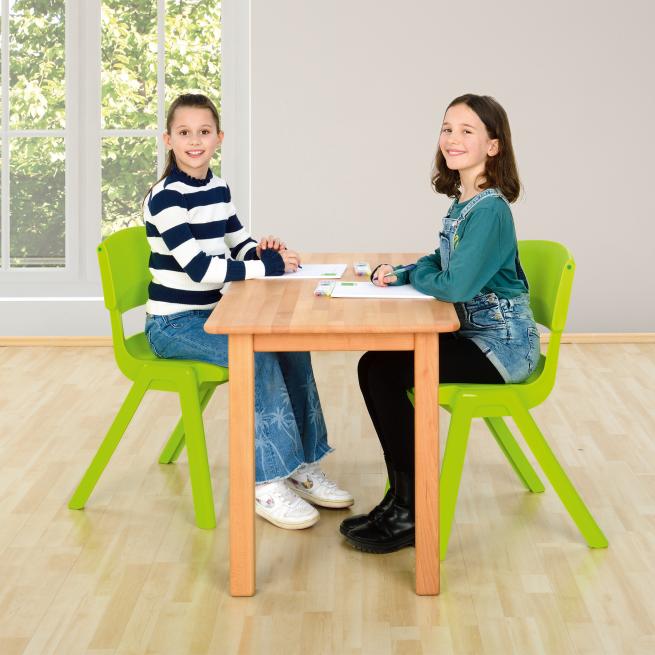 Massiv Rechtecktisch, geölt, 120 x 60 cm 58 cm