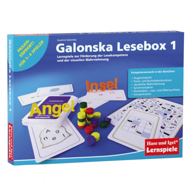 Galonska Lesebox Lesebox 1 mit 6 Spielen