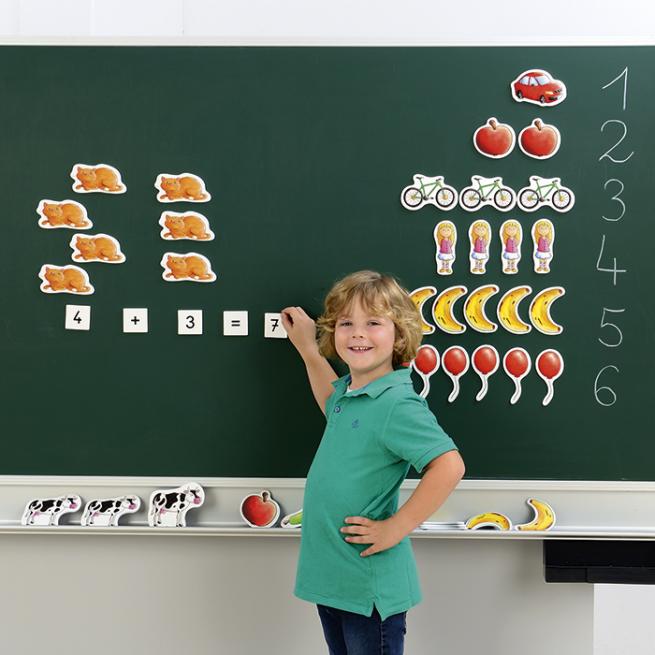 Zählen und Rechnen – bildhafte Mathematik in einer Kunststoff-Box