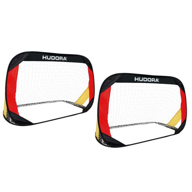 2 Pop-up-Fußballtore 