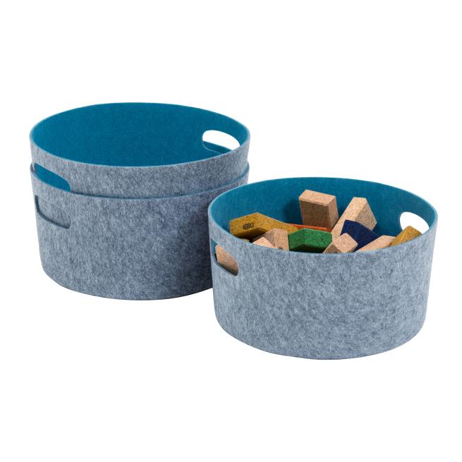Großer Filzkorb 3 Stück