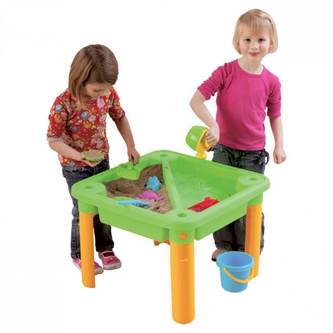 Geteilter Sand- und Wasser-Spieltisch 