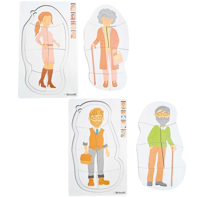 Lebenslauf Lagenpuzzle 