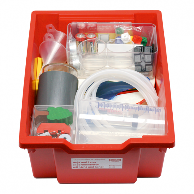 Anja und Leon experimentieren mit Licht und Schall