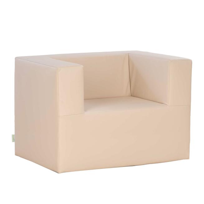 Sessel mit Kunstlederbezug 