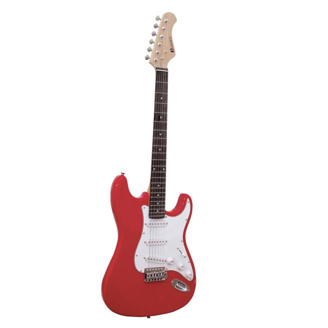 DIMAVERY ST-203 E-Gitarre rot 