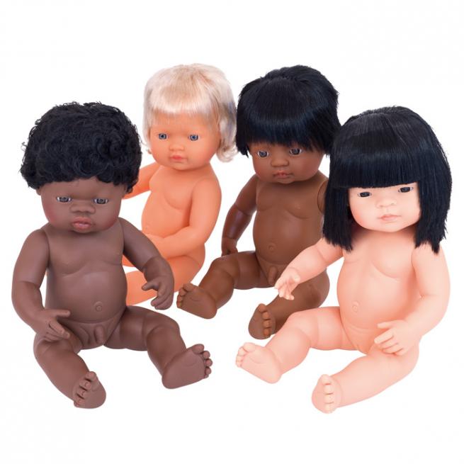 Baby-Puppe Set mit allen 4 Puppen