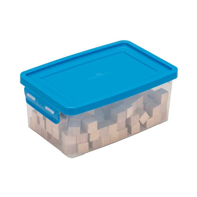 150 Holzwürfel mit Aufbewahrungsbox