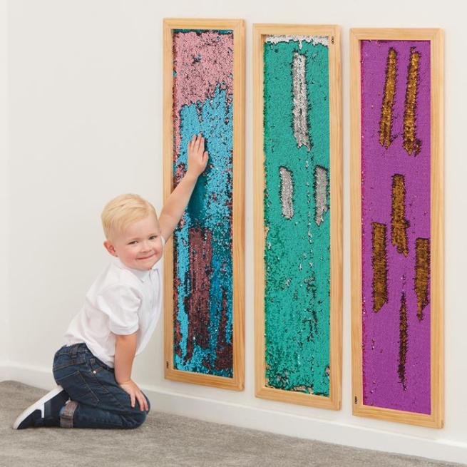 Pailletten Wandboard 