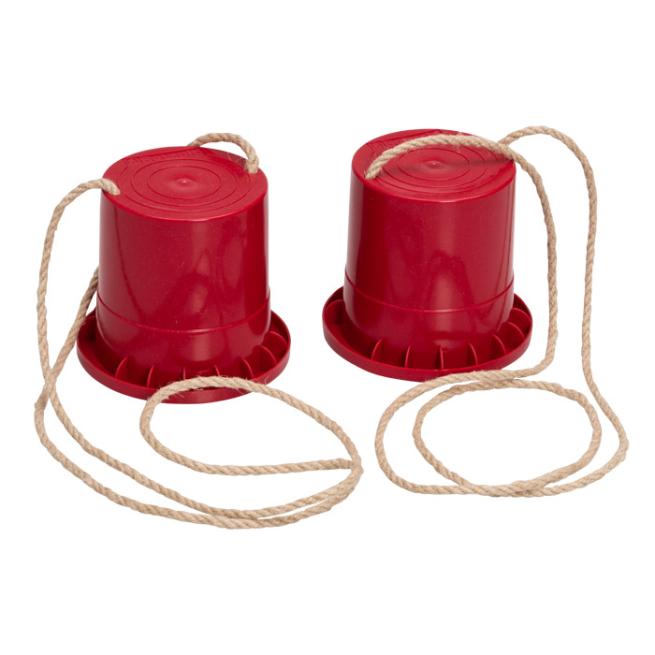 Laufstelzen im 2er-Set Rot 