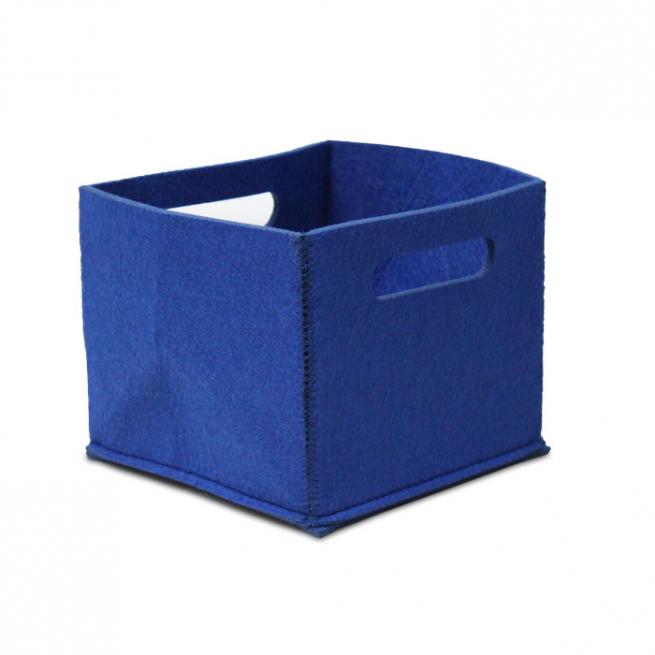 Materialkörbe, quadratisch Blau