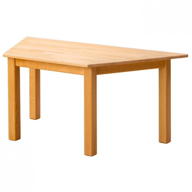 Massivholz-Tisch, Trapez Höhe: 40 cm