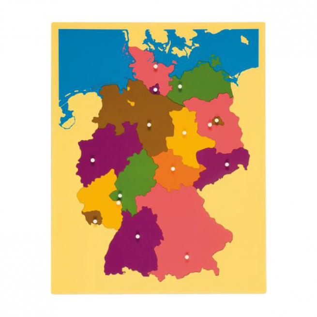 Nienhuis Puzzlekarte - Deutschland 