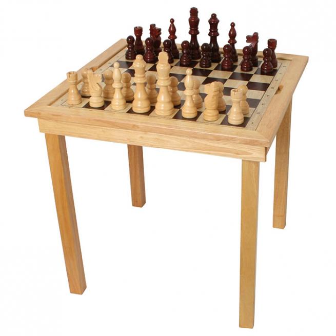 Spieltisch Maxi Schach, Dame und Ludo 