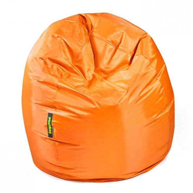 Runder Sitzsackc a. 90 x 70 cm in Orange 