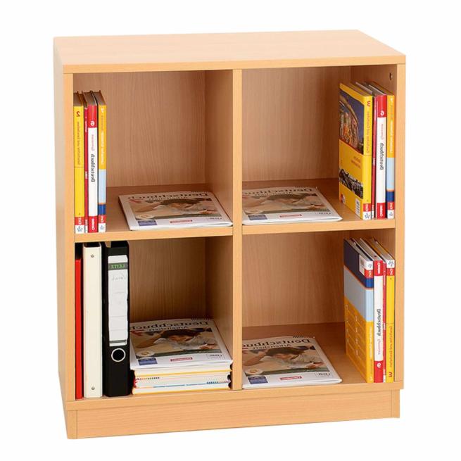 Schüler-Arbeitsplatz-Regal LOTTE, mit Sockel 