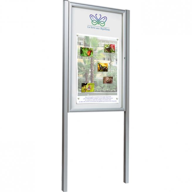 Standpfosten für Evico Vitrinen 