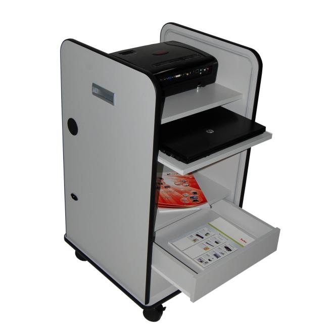 EuroLine Präsentationsschrank Lichtgrau