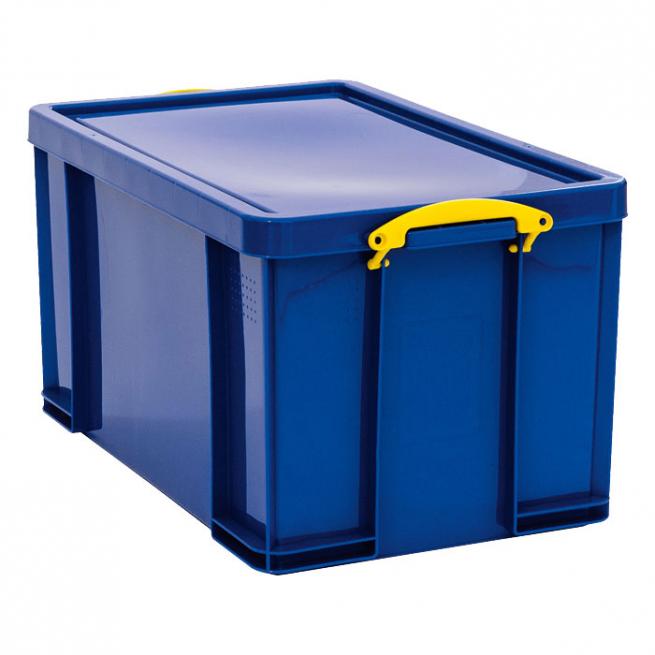 Große blaue Aufbewahrungsbox 84 l