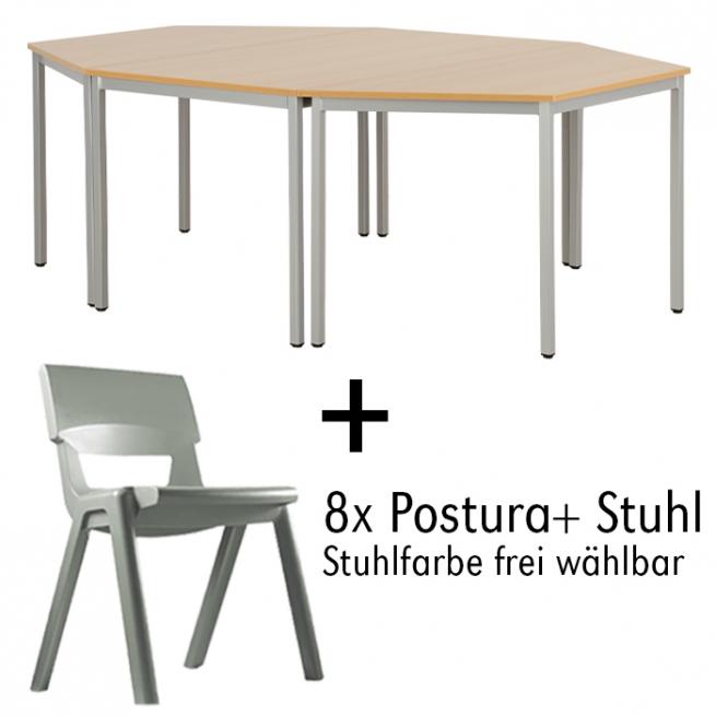 Tisch- und Stuhl-Set 2 