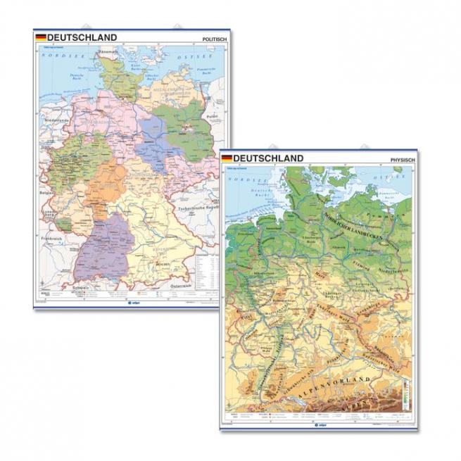 Wandkarten - Deutschland 