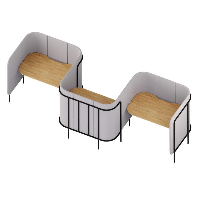 leaf_pod – snake_pod 3 Tischplatten