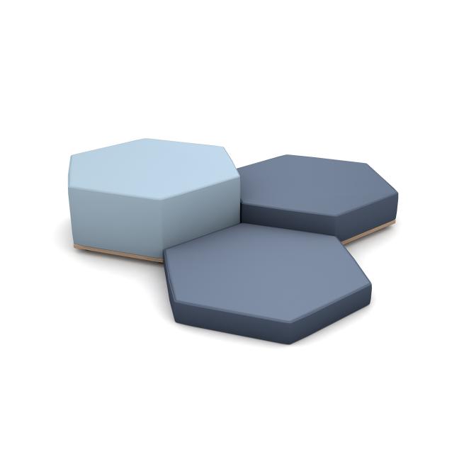 Sechseck-Lounge, Set 1 