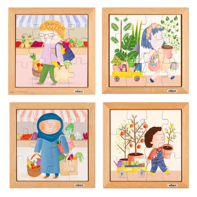 Meine Einkaufstasche - Puzzles 