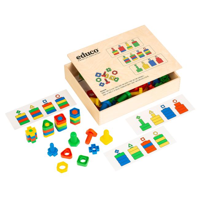 Farben und Formen schrauben 