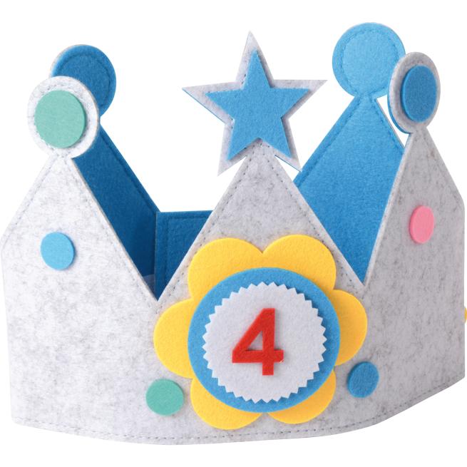 Geburtstagskrone Blau