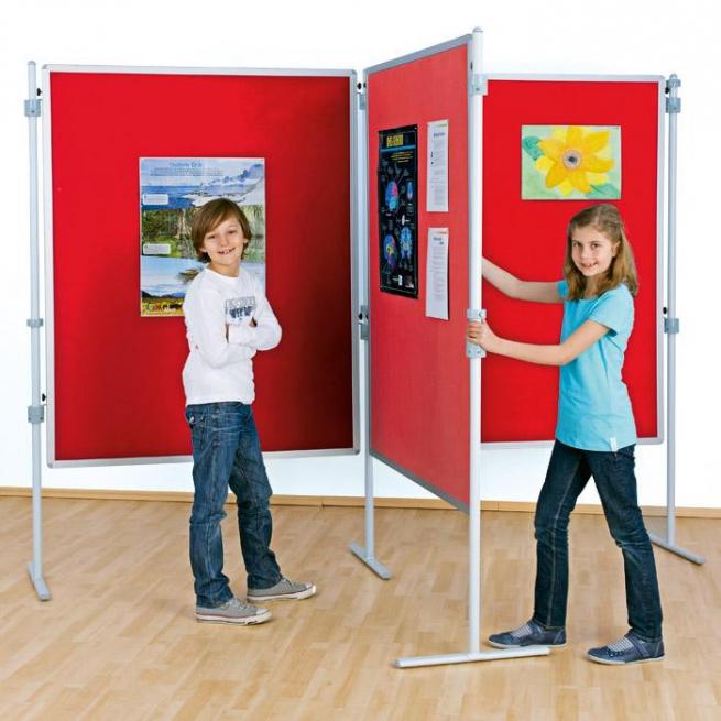 Günstige Profi-Stellwände in Rot