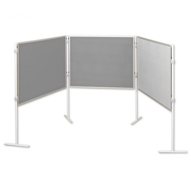 Profi-Stellwände Komplett-Set A: Tafelreihe Grau