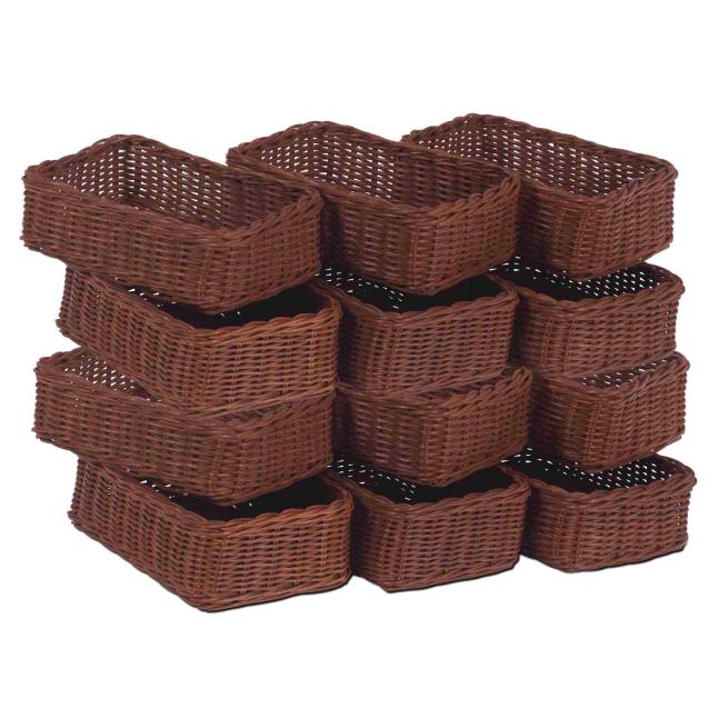 Flechtkörbe klein, 12 Körbe