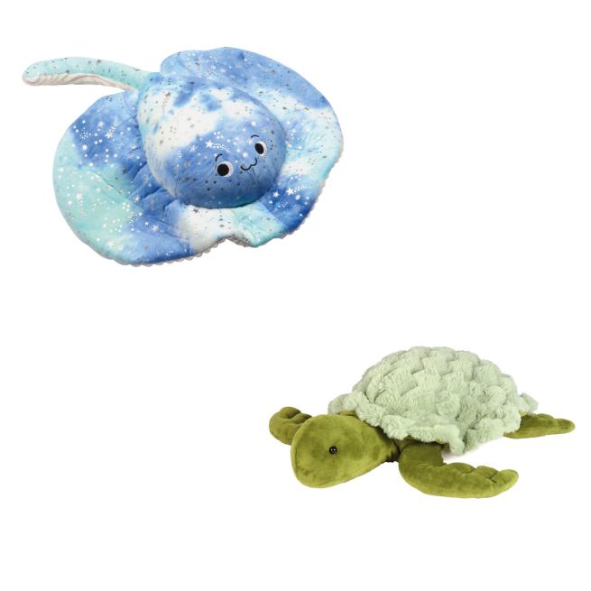 Gewichtstiere-Set "Rochen und Schildkröte" 