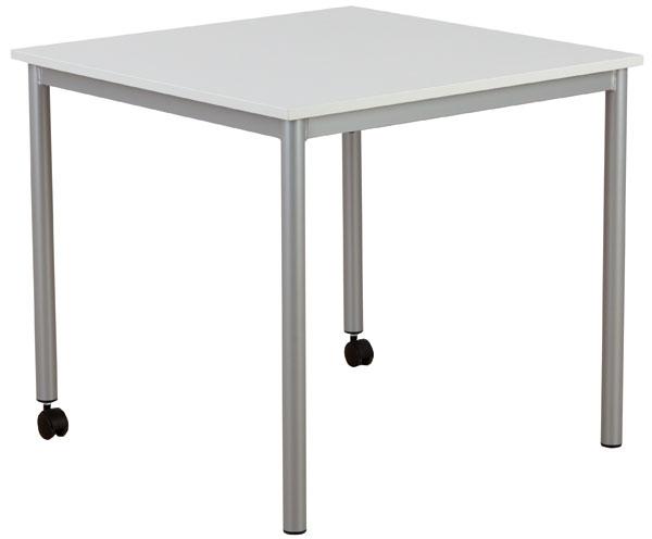 Agilo Quadrat - Mobiler Tisch Höhe: 72 cm - mit Rollen