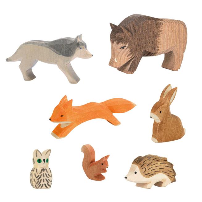 Ostheimer Holzfiguren Waldtiere 