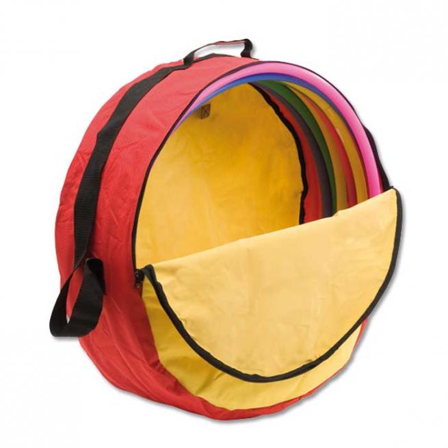 Hula-Hoop Tasche für 60 cm Reifen, Rot-Gelb