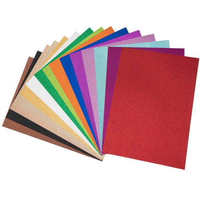 Bunter Glitterkarton 