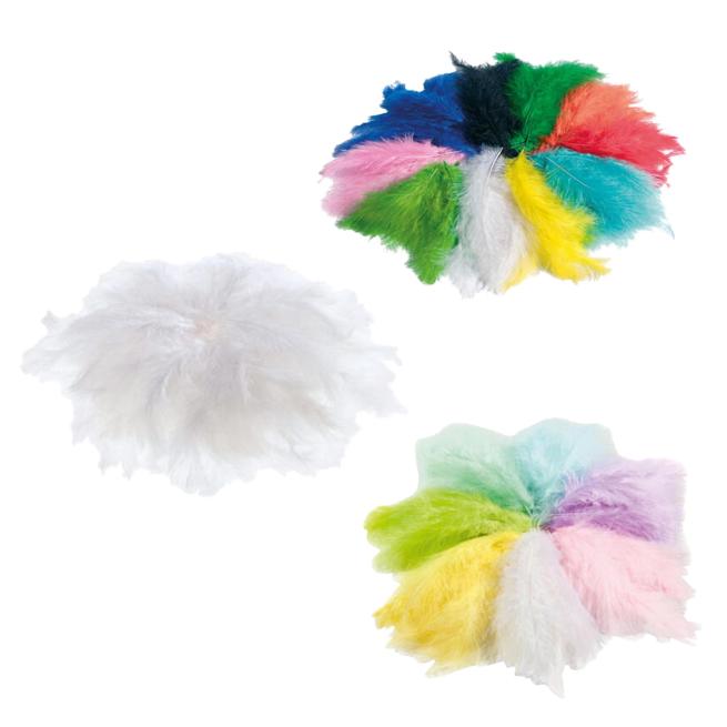 Flauschfedern, 100 g 