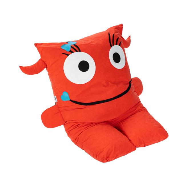 Sitzsack Monsterkissen rot